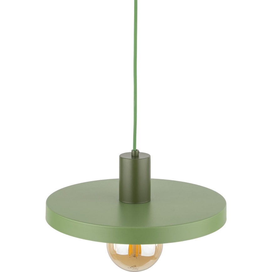 Pakabinamas sietynas SILA 1xE27/15W/230V diametras 30 cm žalia