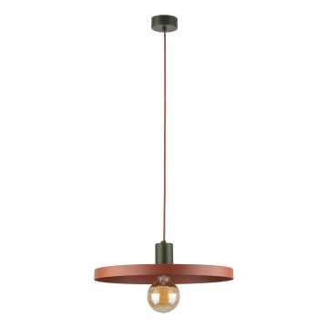 Pakabinamas sietynas SILA 1xE27/15W/230V diametras 40 cm plyta/žalia