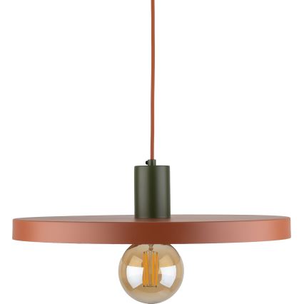 Pakabinamas sietynas SILA 1xE27/15W/230V diametras 40 cm plyta/žalia