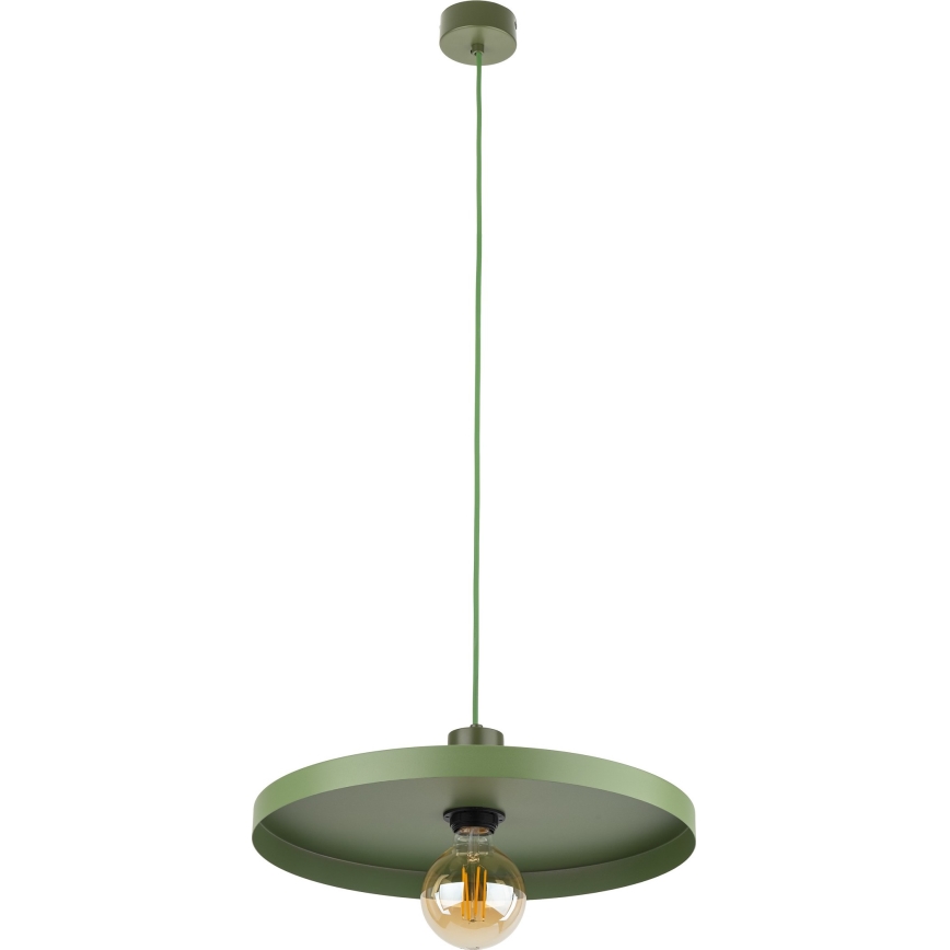 Pakabinamas sietynas SILA 1xE27/15W/230V diametras 40 cm žalia