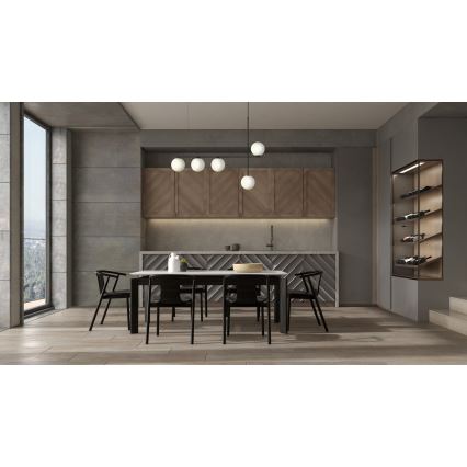 Pakabinamas sietynas SILIA 5xG9/12W/230V juoda