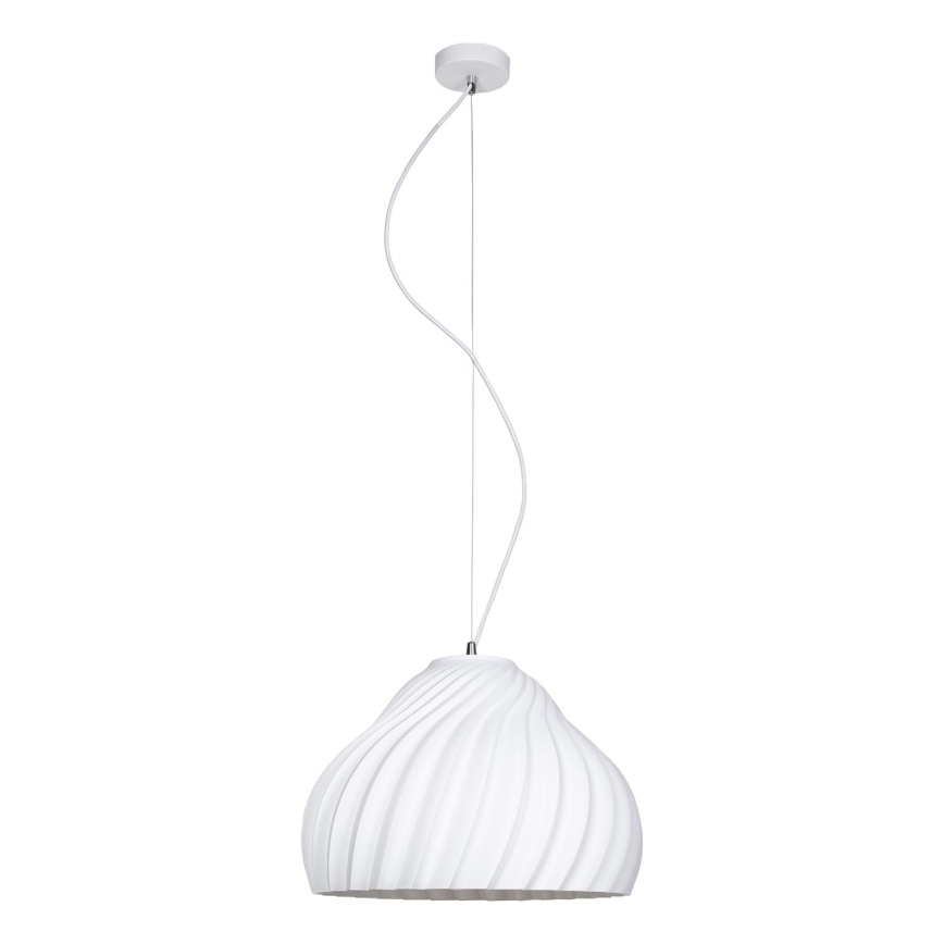 Pakabinamas sietynas SILVO 1xE27/60W/230V diametras 38 cm balta
