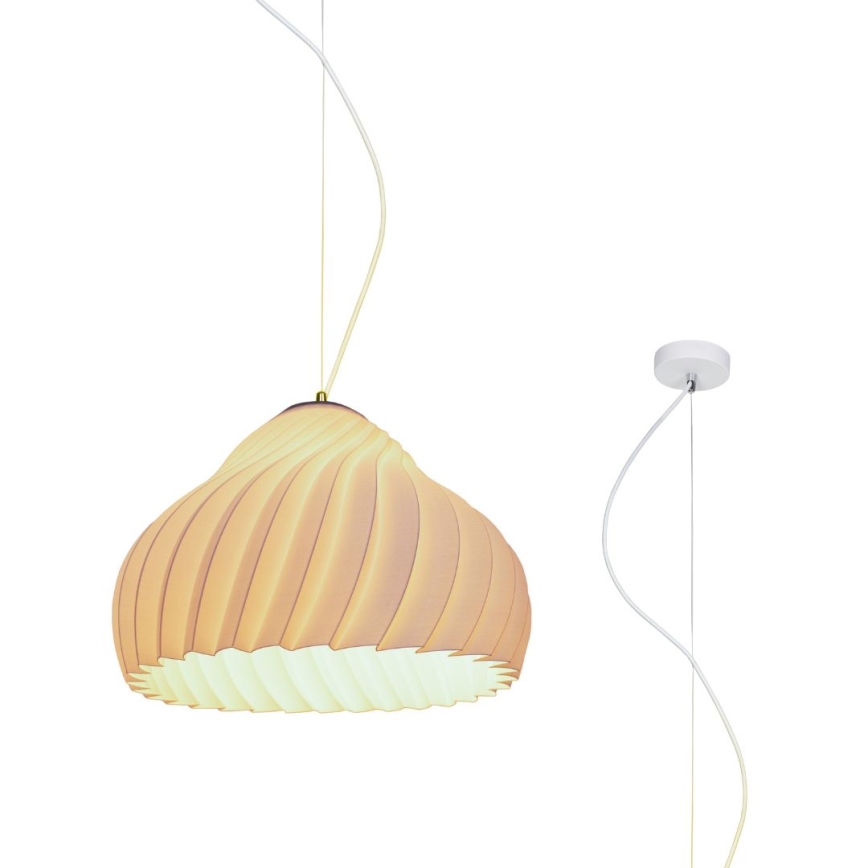 Pakabinamas sietynas SILVO 1xE27/60W/230V diametras 38 cm balta
