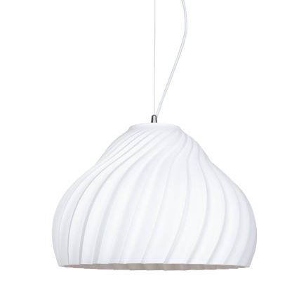Pakabinamas sietynas SILVO 1xE27/60W/230V diametras 38 cm balta