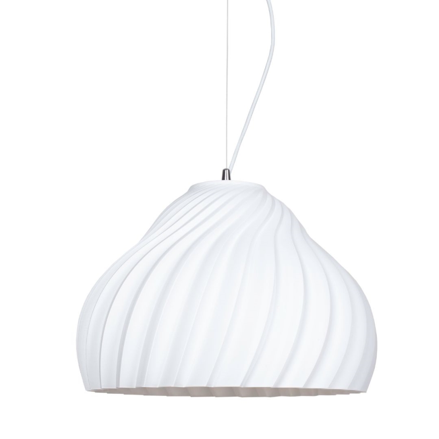 Pakabinamas sietynas SILVO 1xE27/60W/230V diametras 38 cm balta