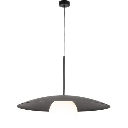 Pakabinamas sietynas SLATE 1xE27/15W/230V diametras 65 cm juoda