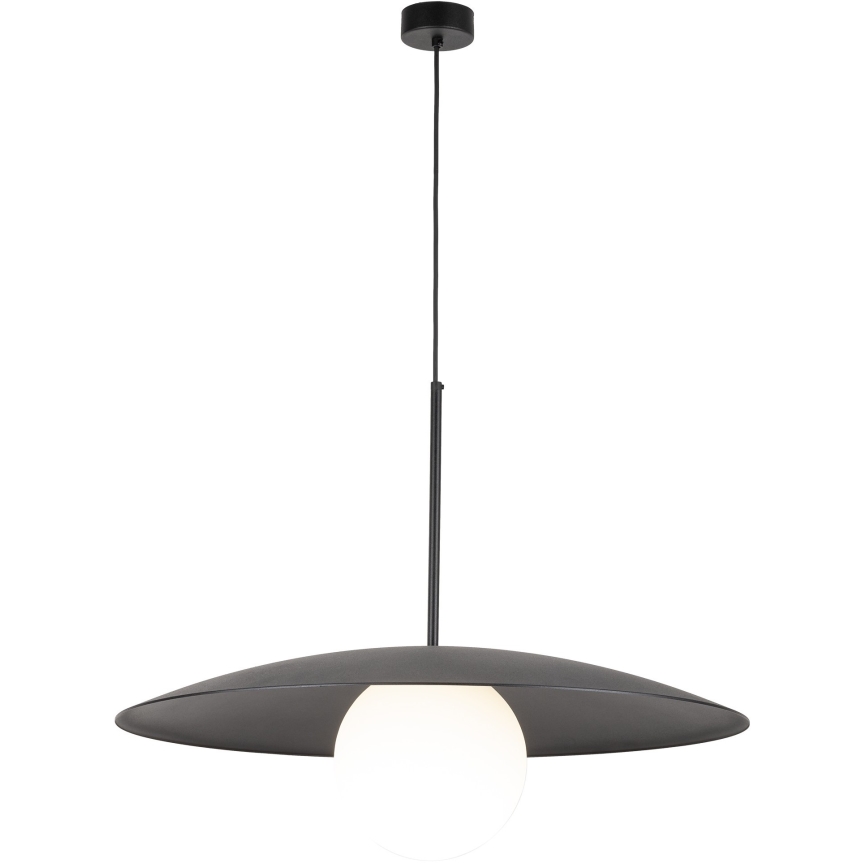 Pakabinamas sietynas SLATE 1xE27/15W/230V diametras 65 cm juoda