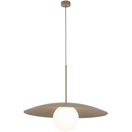 Pakabinamas sietynas SLATE 1xE27/15W/230V diametras 65 cm smėlio spalva