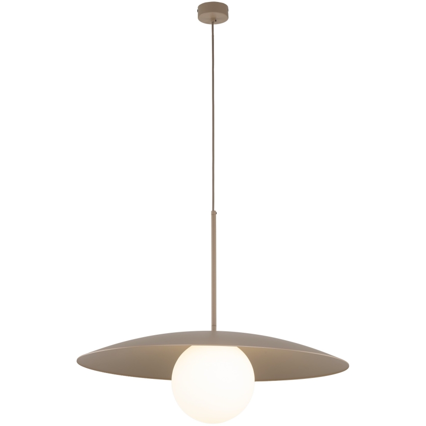 Pakabinamas sietynas SLATE 1xE27/15W/230V diametras 65 cm smėlio spalva