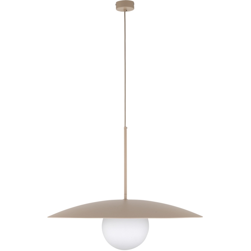 Pakabinamas sietynas SLATE 1xE27/15W/230V diametras 65 cm smėlio spalva