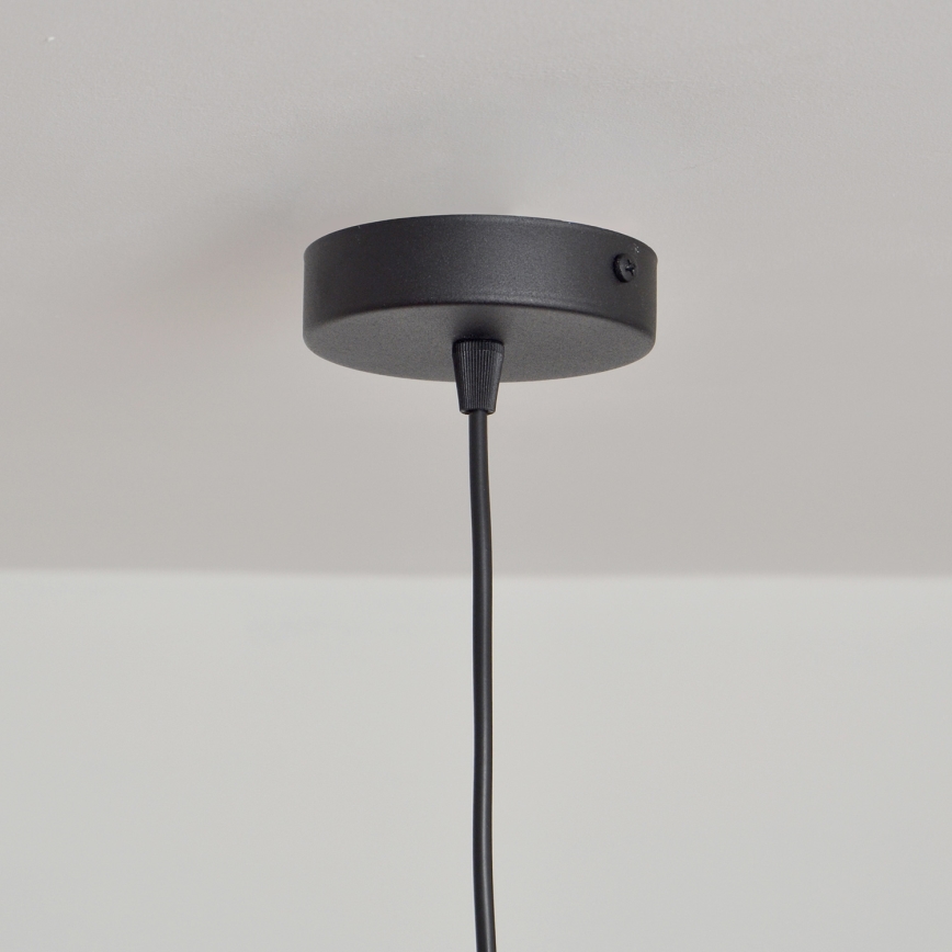 Pakabinamas sietynas SORAPIS 1xE27/15W/230V juoda