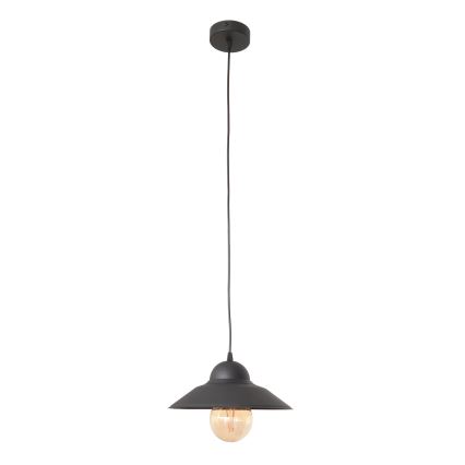 Pakabinamas sietynas SORAPIS 1xE27/15W/230V juoda