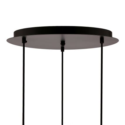Pakabinamas sietynas SPIEGA 3xE27/60W/230V auksas/juoda