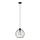 Pakabinamas sietynas STARLIGHT 1xE27/15W/230V juodas/sidabras