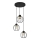 Pakabinamas sietynas STARLIGHT 3xE27/15W/230V juodas/aukso