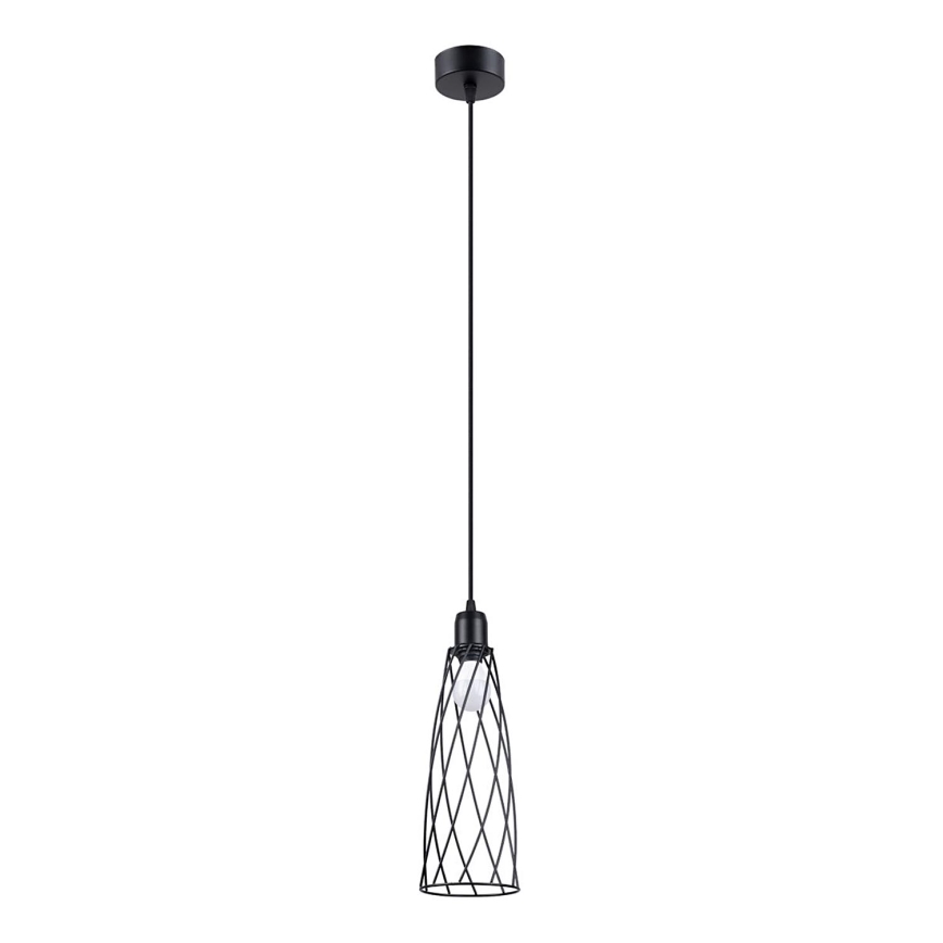 Pakabinamas sietynas SUBA 1xE27/15W/230V juoda