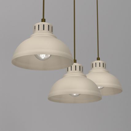 Pakabinamas sietynas SVEN 3xE27/15W/230V smėlio spalva