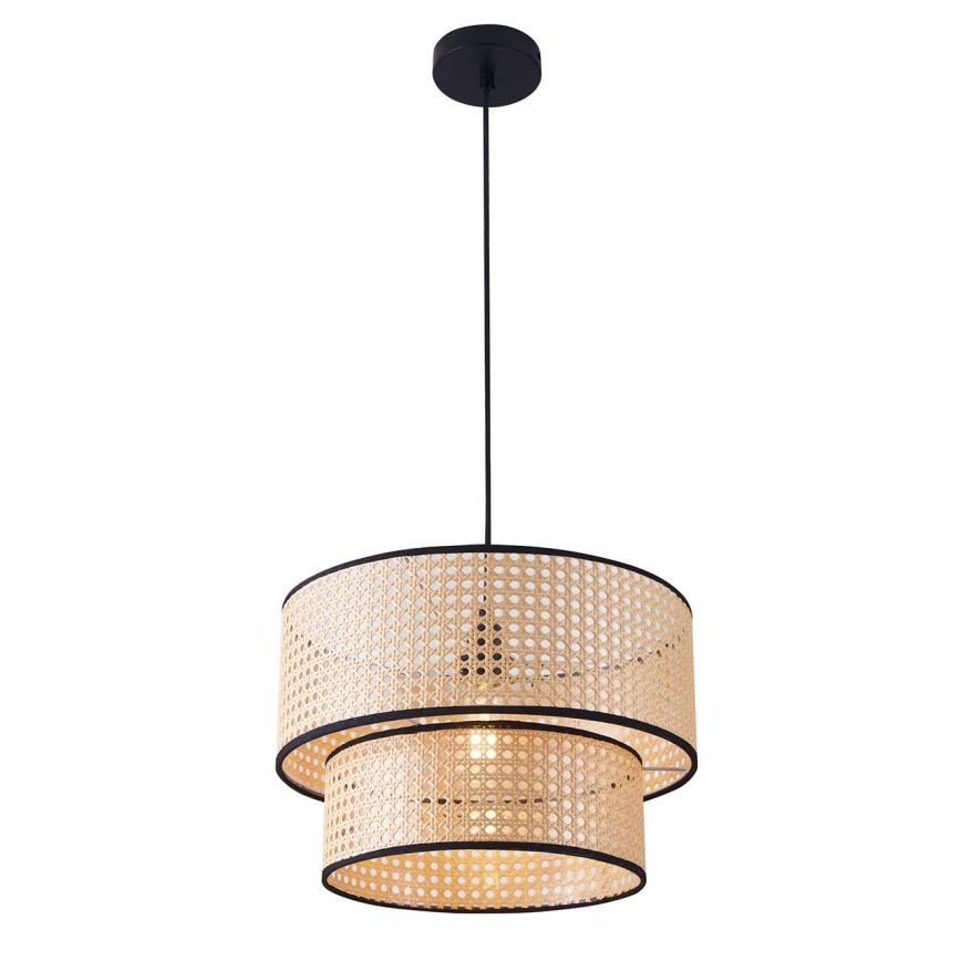 Pakabinamas sietynas TAKARA 1xE27/20W/230V diametras 40 cm smėlio spalva