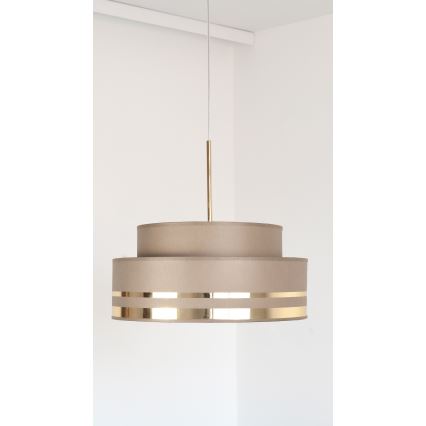 Pakabinamas sietynas TAMI 1xE27/60W/230V diametras 40 cm ruda/auksas
