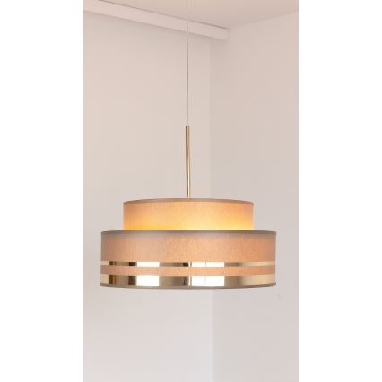 Pakabinamas sietynas TAMI 1xE27/60W/230V diametras 40 cm ruda/auksas