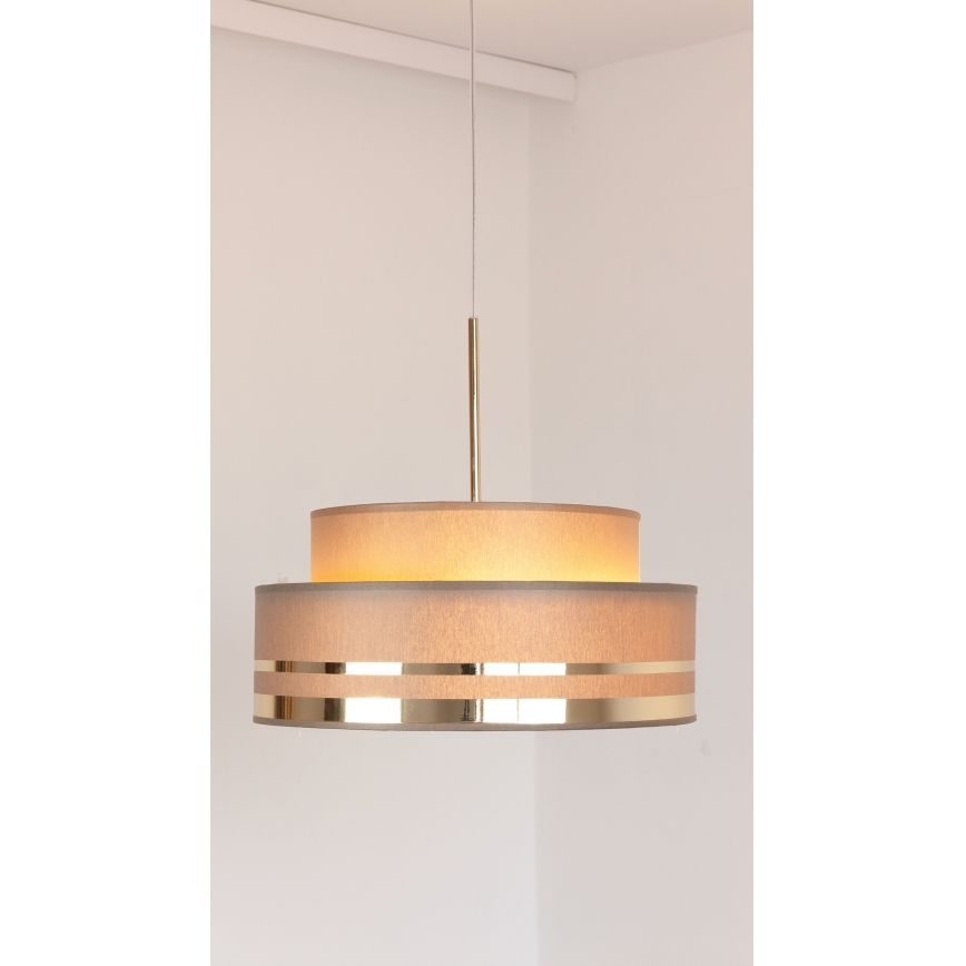 Pakabinamas sietynas TAMI 1xE27/60W/230V diametras 40 cm ruda/auksas