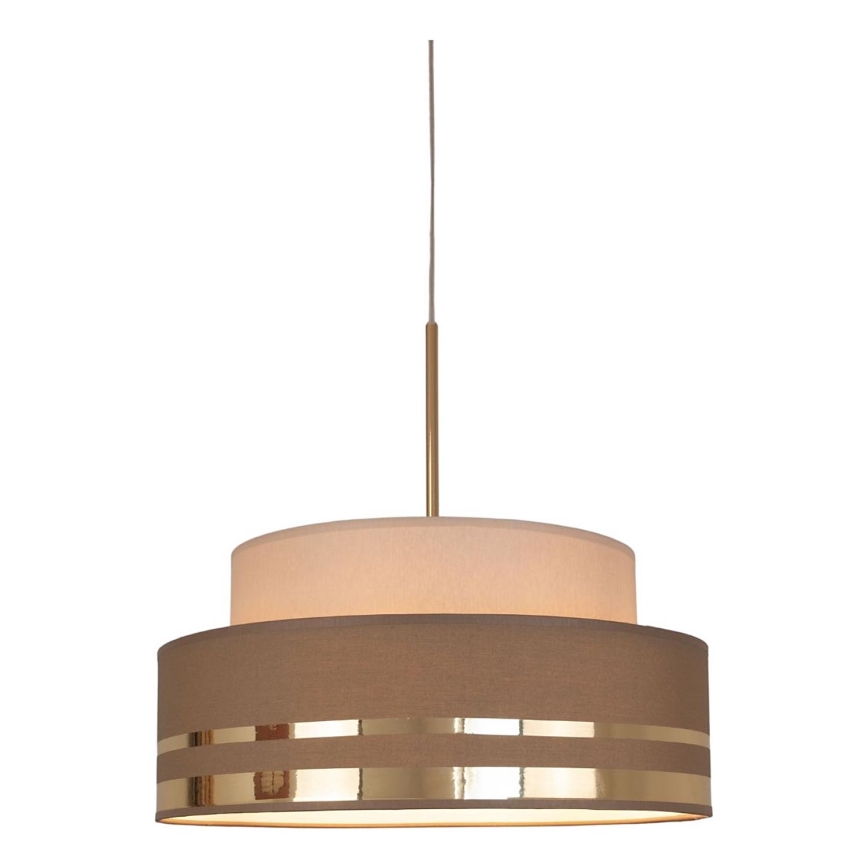 Pakabinamas sietynas TAMI 1xE27/60W/230V diametras 40 cm smėlio spalva/ruda/auksas