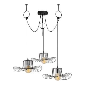 Pakabinamas sietynas TEL 3xE27/40W/230V voras