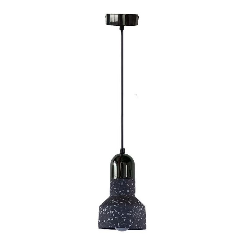 Pakabinamas sietynas TERRAZZO 1xE27/60W/230V diametras 12 cm juoda