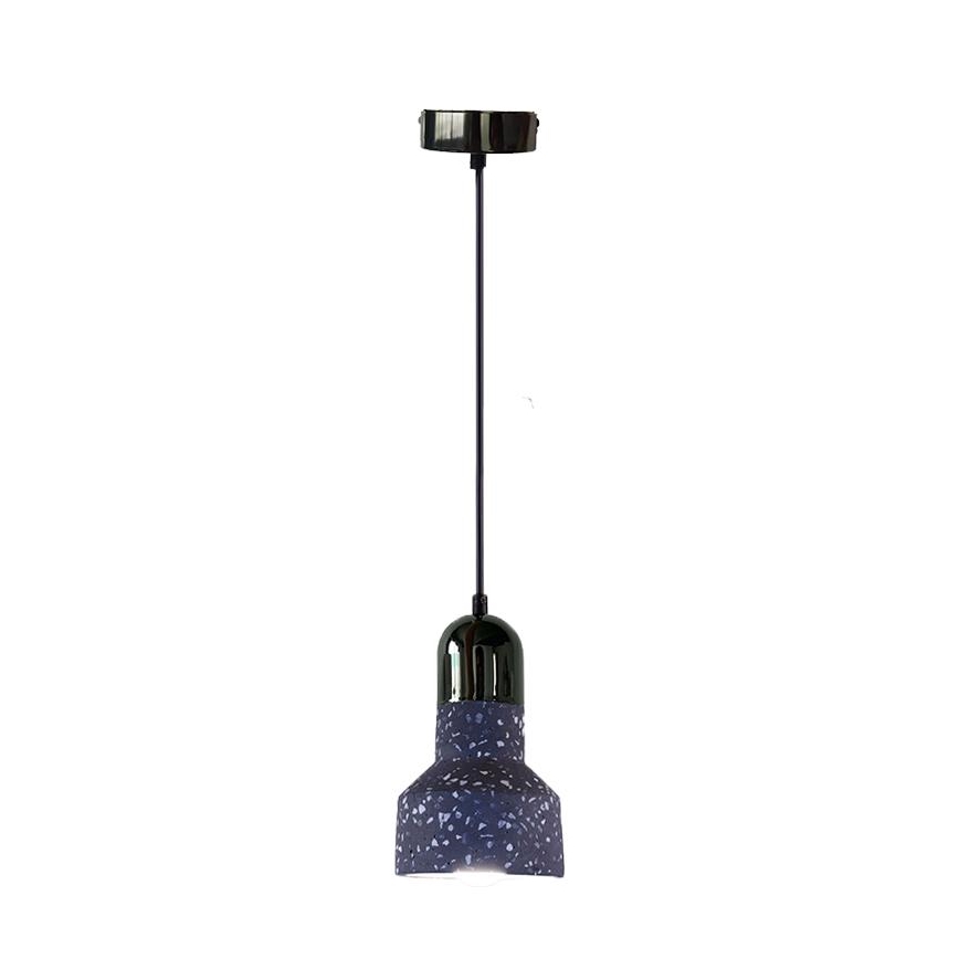 Pakabinamas sietynas TERRAZZO 1xE27/60W/230V diametras 12 cm juoda