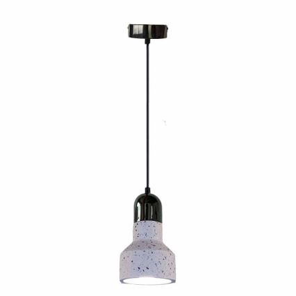 Pakabinamas sietynas TERRAZZO 1xE27/60W/230V diametras 12 cm kreminė