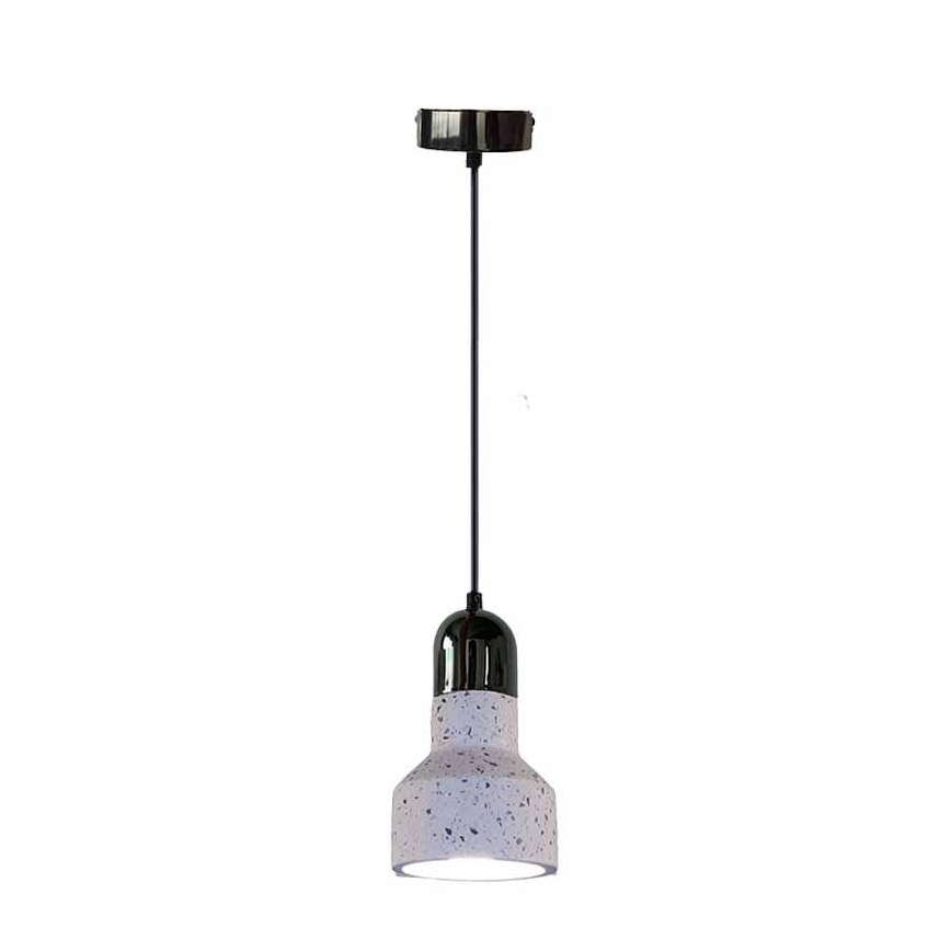 Pakabinamas sietynas TERRAZZO 1xE27/60W/230V diametras 12 cm kreminė