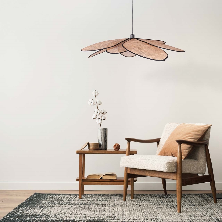 Pakabinamas sietynas TOBAGO 1xE27/20W/230V diametras 100 cm smėlio spalva