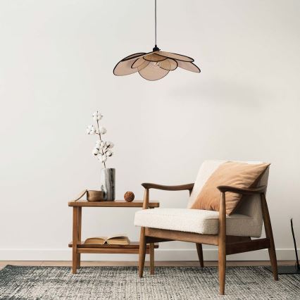 Pakabinamas sietynas TOBAGO 1xE27/20W/230V diametras 60 cm smėlio spalva