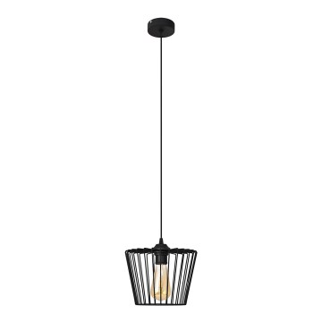 Pakabinamas sietynas TORRI 1xE27/15W/230V diametras 23 cm juoda