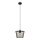 Pakabinamas sietynas TORRI 1xE27/15W/230V diametras 23 cm juoda