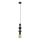 Pakabinamas sietynas TOWER 1xE27/15W/230V juoda