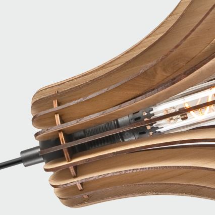 Pakabinamas sietynas TUCCI 1xE27/60W/230V diametras 29 cm ąžuolas