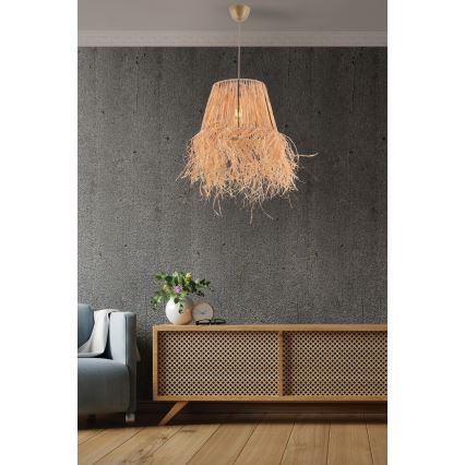 Pakabinamas sietynas VALANCE 1xE27/40W/230V ruda