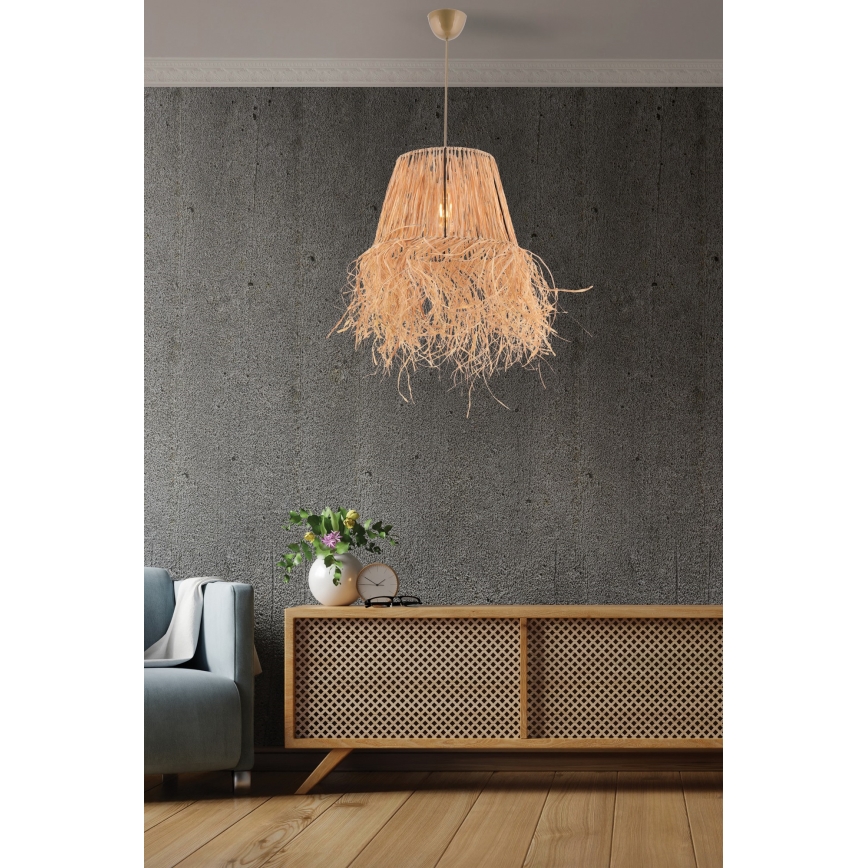 Pakabinamas sietynas VALANCE 1xE27/40W/230V ruda