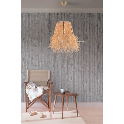 Pakabinamas sietynas VALANCE 1xE27/40W/230V ruda