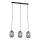 Pakabinamas sietynas VERDI 3xE27/15W/230V juoda/pilka