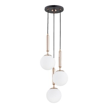 Pakabinamas sietynas VOLDA 3xE14/10W/230V diametras 28 cm žalvaris