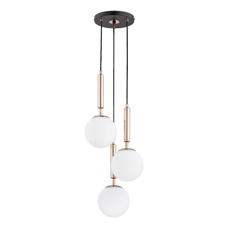 Pakabinamas sietynas VOLDA 3xE14/10W/230V diametras 28 cm žalvaris