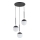 Pakabinamas sietynas VOLDA 3xE14/10W/230V diametras 44 cm juoda