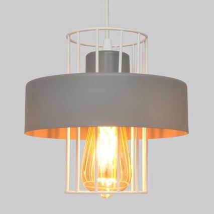 Pakabinamas sietynas VOLTA 3xE27/15W/230V d. 42 cm pilkas