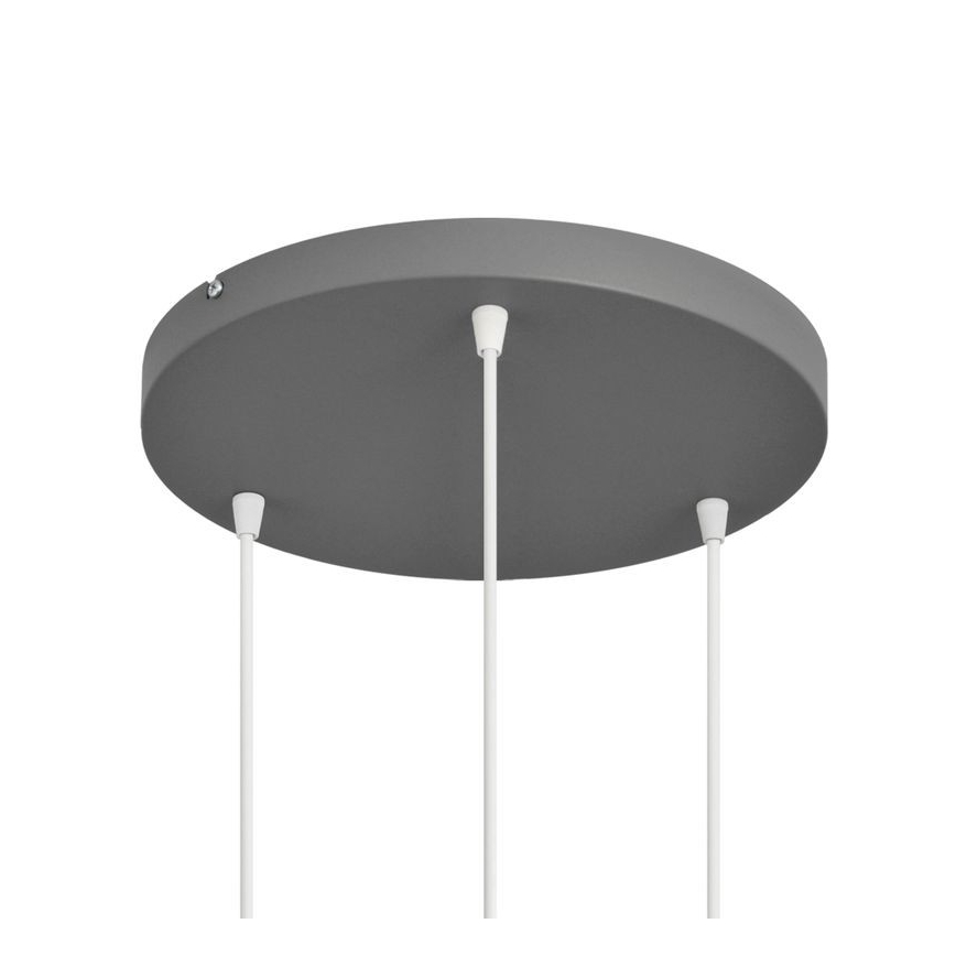 Pakabinamas sietynas VOLTA 3xE27/15W/230V d. 42 cm pilkas