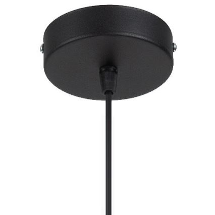 Pakabinamas sietynas WILL 1xE27/60W/230V juodas