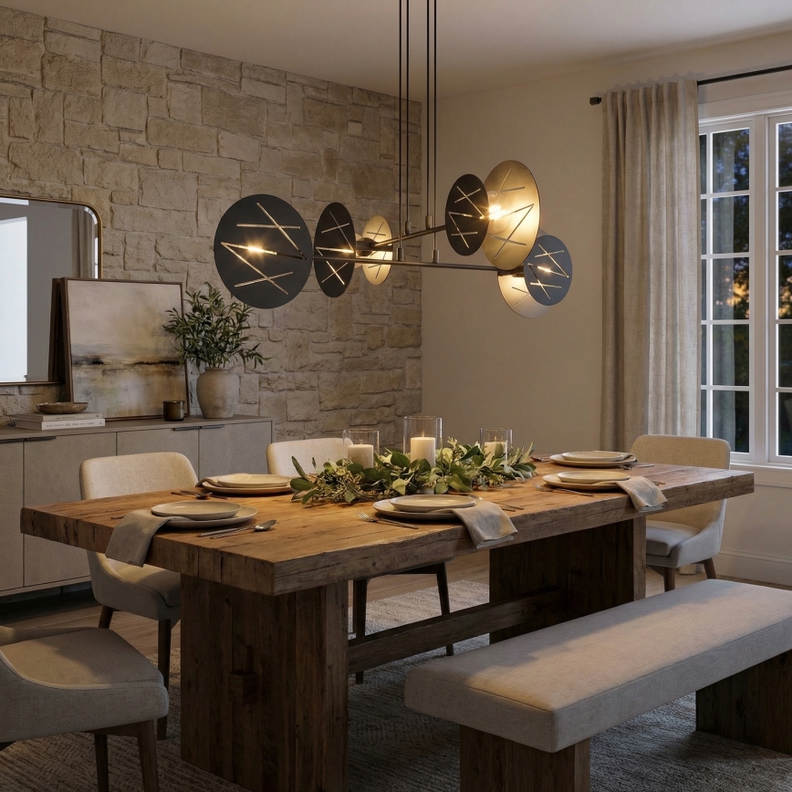 Pakabinamas sietynas XOTIC 4xE27/15W/230V juoda