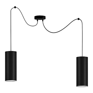 Pakabinamas sietynas ZIK 2xE27/40W/230V voras juoda