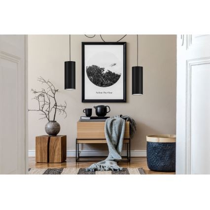 Pakabinamas sietynas ZIK 2xE27/40W/230V voras juoda